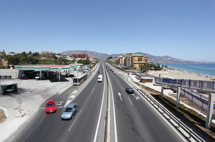 Autobahn in Fuengirola