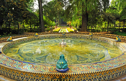 Maria Luisa Park - Brunnen