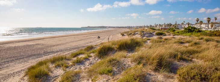 Playa de la Barrosa in Chiclana de la Frontera