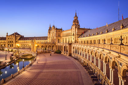 Plaza des Espana in Sevilla