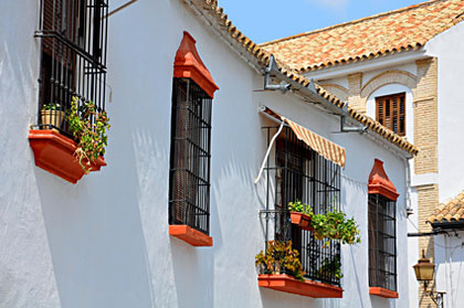Traditionelles Haus in Sevilla