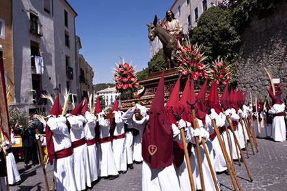 Träger bei der Semana Santa