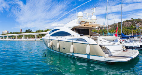 Yacht in Andalusien