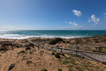einsame Bucht an der Costa de la Luz