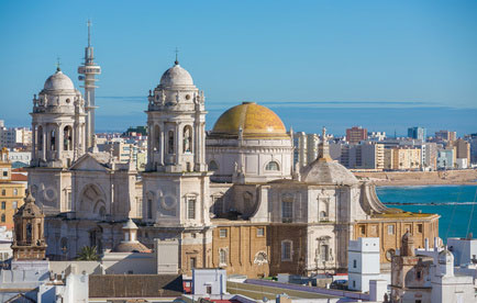 Bild der Kathedrale von Cadiz